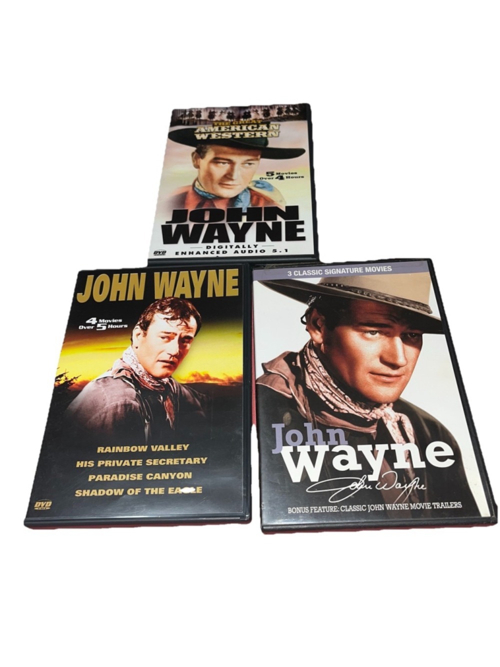 John Wayne DVD Collection American Westerns Cowboy 12 Movies On 3dvd Lot